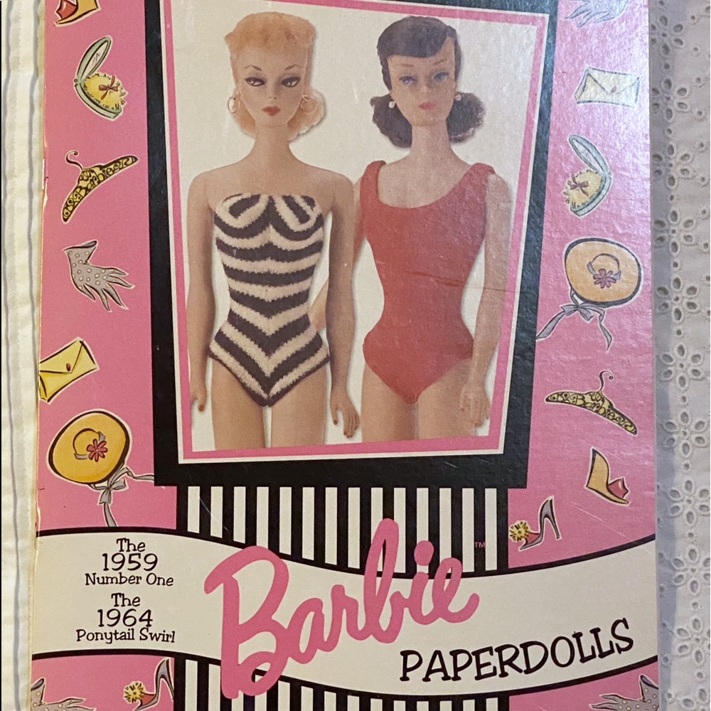 Vintage Barbie paper dolls 1997